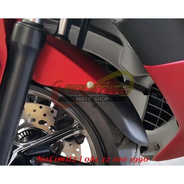 Motor-Spakbor- Paket Spakbor Extensi Depan Hugger Kolong Belakang Yamaha Nmax -Spakbor-Motor.