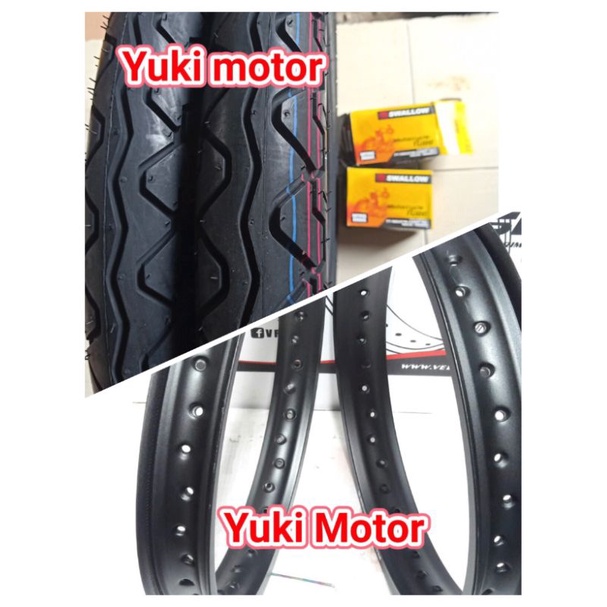 velg Rossi 160x185 ring 18 plus ban full baru