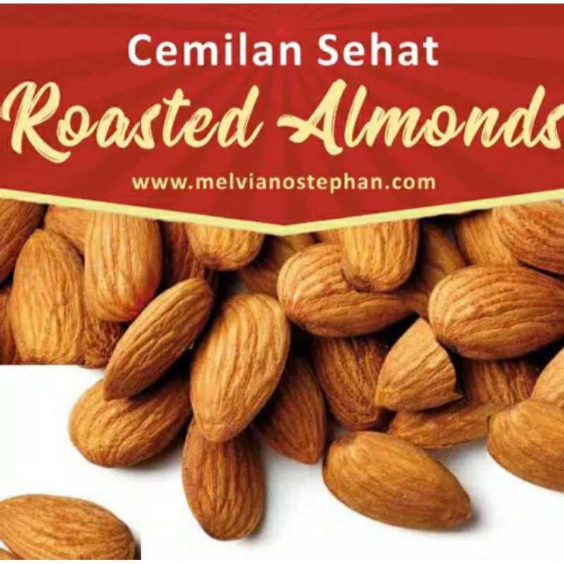 

Almond panggang utuh type premium