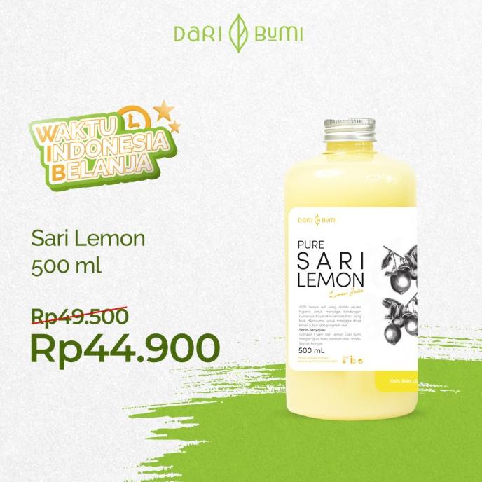 

Promo Awal tahun Sari Lemon 500 ml daribumi Premium Pure Original Promo Awal tahun