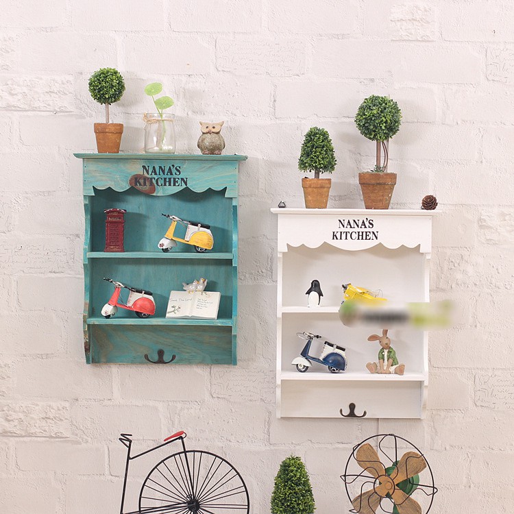 Zakka Hanging Box Storage - Rak Dinding