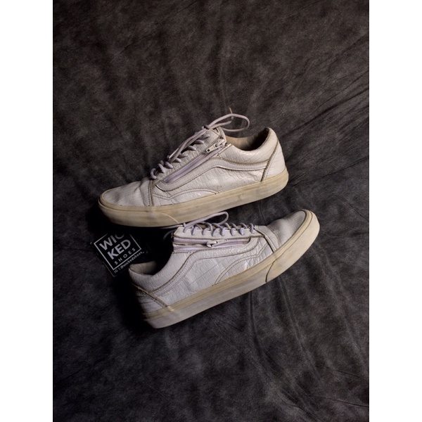 Vans Second Zip Croc Leather