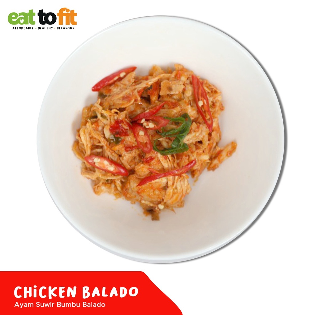 FROZEN FOOD MAKANAN DIET EAT TO FIT CHICKEN BALADO - 90 gr