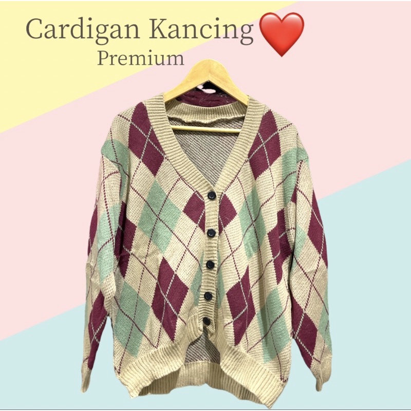 CARDIGAN SWEATER KANCING VALENCIA