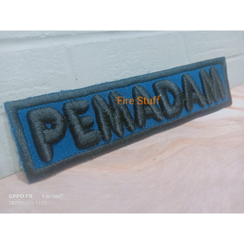 Bordir Timbul Tulisan PEMADAM