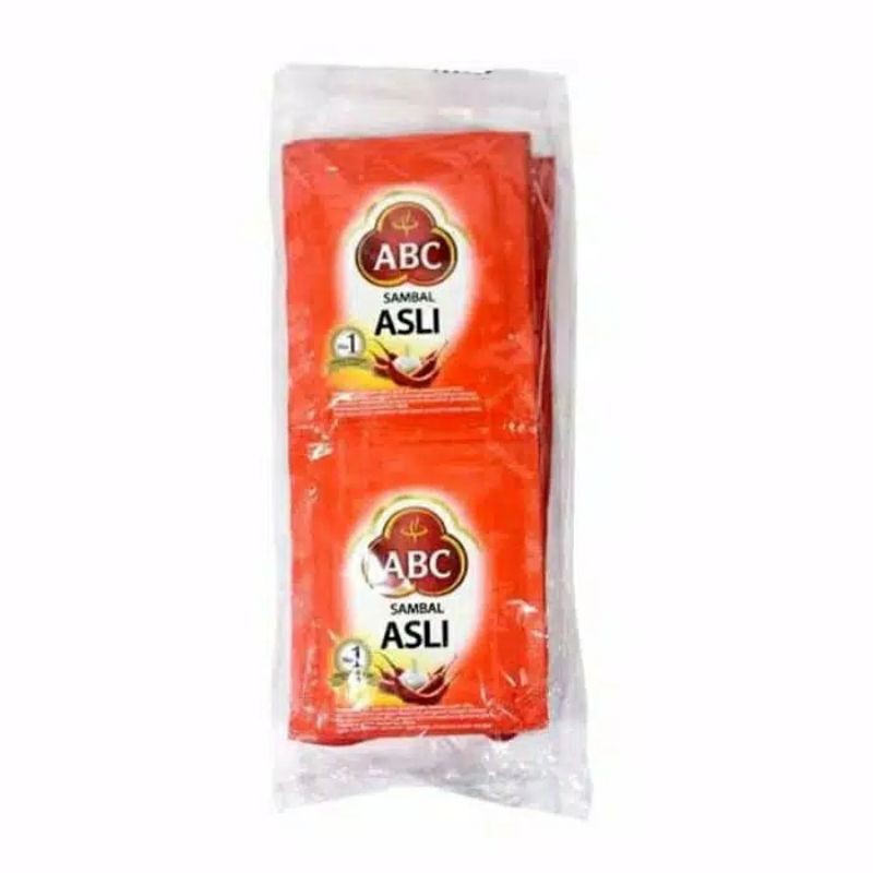 ABC Sambal Asli 1 renteng [20 gr x 10 sach]