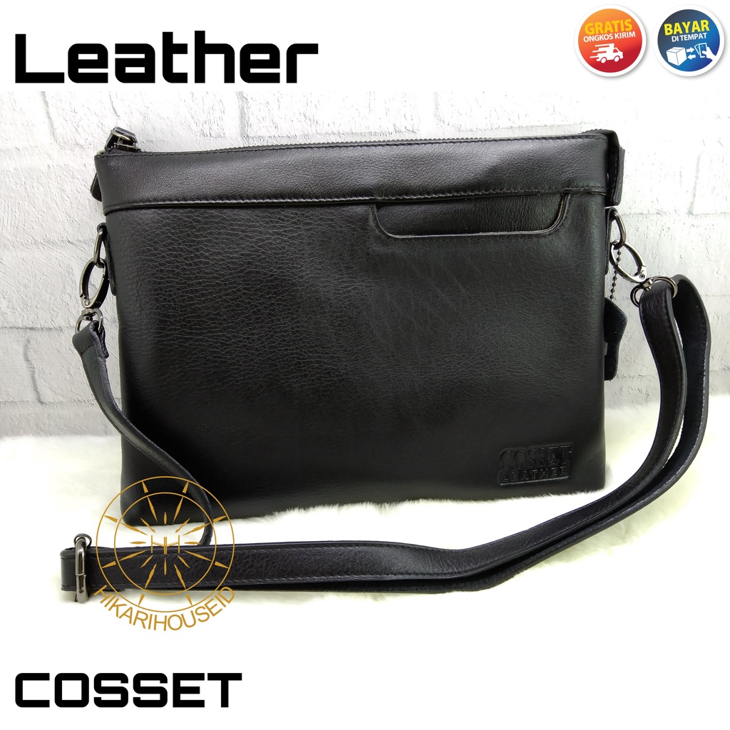 CLUTCH | HANDBAG | TAS SELEMPANG KECIL KULIT ASLI | COSSET | HB.001