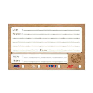 

Label Pengiriman Custom desain suka suka Bahan kertas HVS (cetak warna) dan bahan stiker