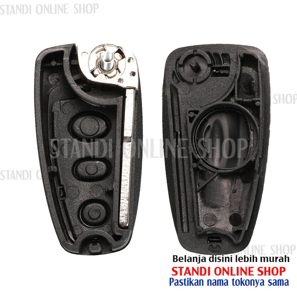 Casing Remote Flipkey Kunci Lipat Key Shell Mazda BT50 2 Tombol