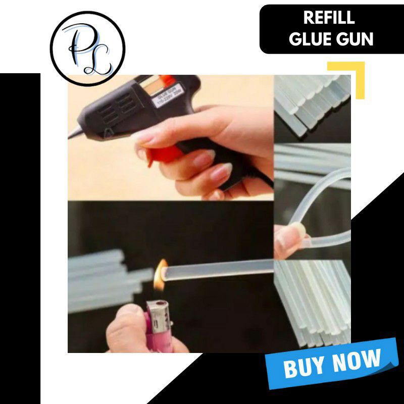 

Refil Lem Tembak Isi Lem ukuran 7 mm panjang 20 cm Lem Stick Glue Gun Murah