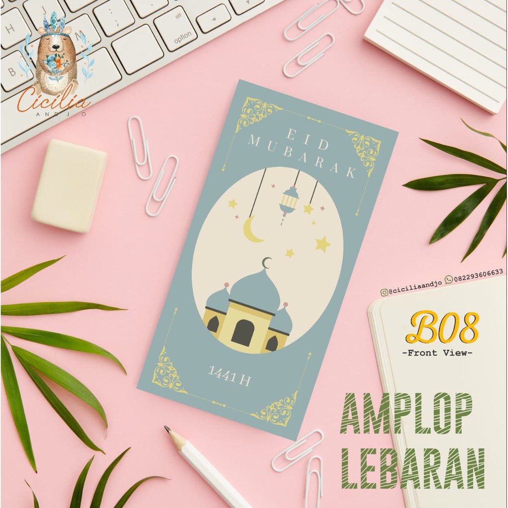 

ANGPAO LEBARAN CUSTOM / ANGBAO LEBARAN / AMPLOP LEBARAN / MONEY ENVELOPE IDUL FITRI CUSTOM B08