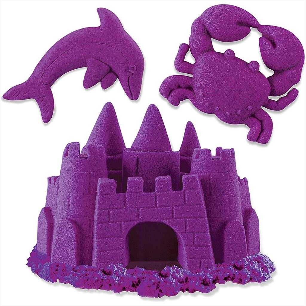 Kinetic Sand 6033332 Box Neon Purple 227 gr Mainan Pasir Spin Master