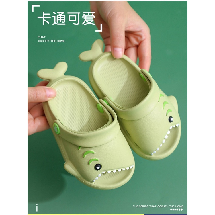 Sandal Anak Lucu BABY SHARK HIU karet Jelly Import