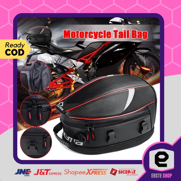 Tas Box Wadah Kantong Kompartemen Motor Turing Touring Jok Belakang Tambahan Anti Air