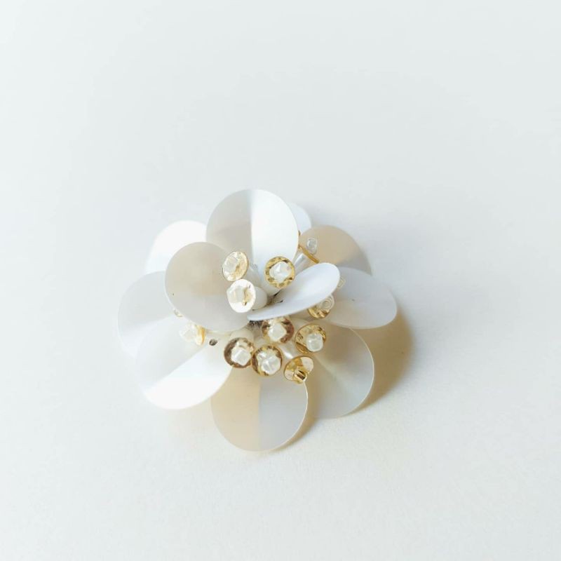 PAYET RANGKAI BUNGA 3D WHITEGOLD151