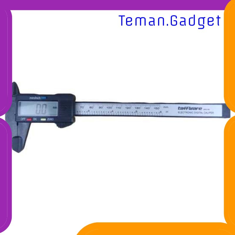 TG-DE041 Taffware Jangka Sorong Digital Vernier Caliper LCD Screen - JIGO-150