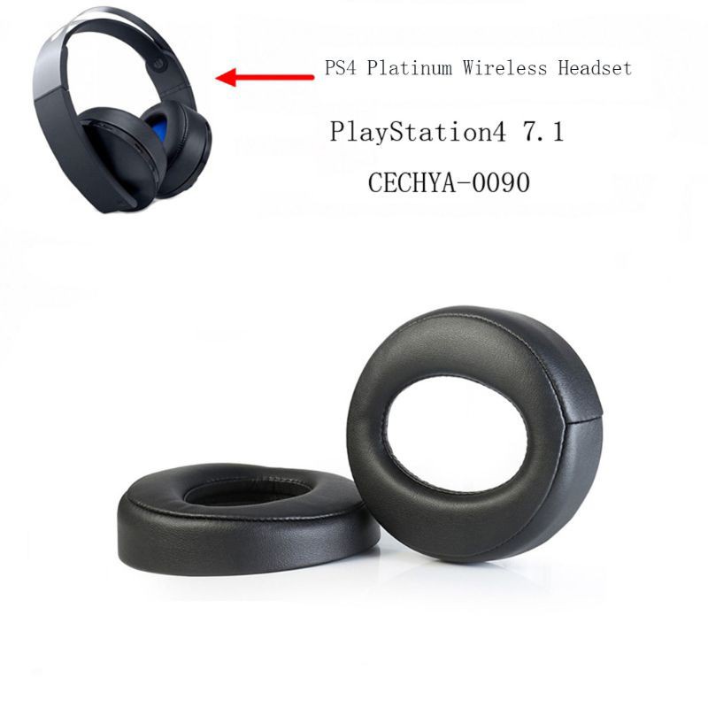 btsg 1 Pair Earmuff Soft Foam Ear Pads Ear Cushion for SONY PlayStation PS4 Platinum Wireless Headset model:CECHYA-0090