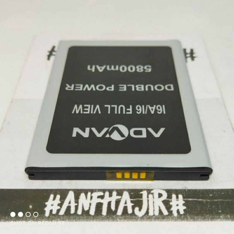 BATRE BATREI BATERAI BATTERY ADVAN I6A I6 A I 6A I 6 A I6 FULL VIEW (5800 mAh) ORIGINAL BATREI HAPE