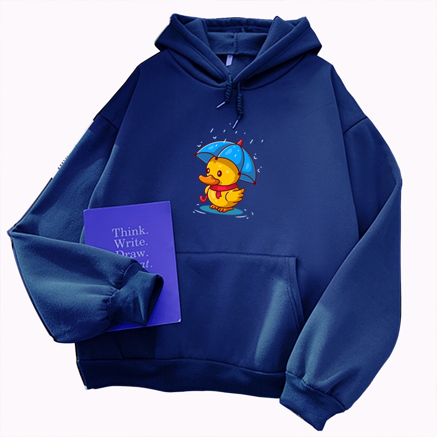 Sweater anak perempuan UMBRELLA DUCK sweter hoodie anak cewek cowok murah