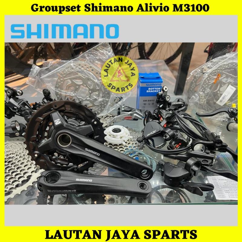 Groupset Shimano Alivio M3100 fullset