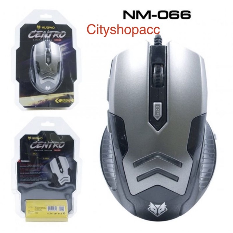 NUBWO NM-66 mouse gaming wired 6 button + 1 wheel 3200 Dpi