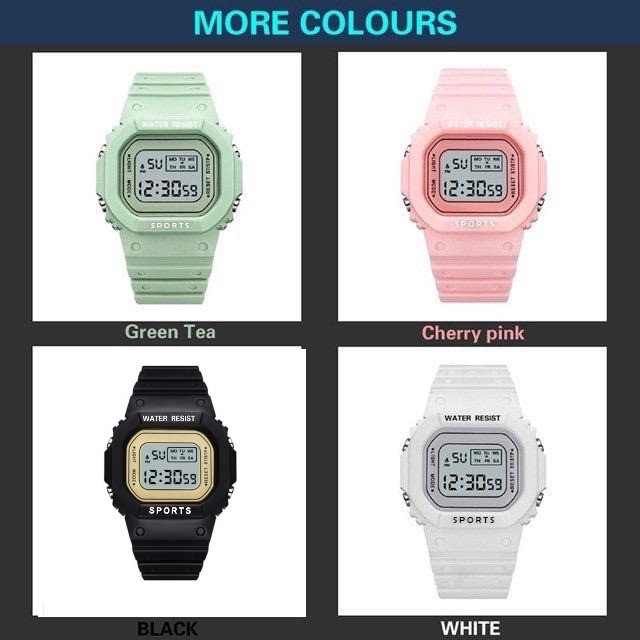 【COD】JAM TANGAN DIGITAL RUBBER PRIA WANITA SEGI DW-5600 GROSIR MURAH KARET SPORT LED COUPLE JF052