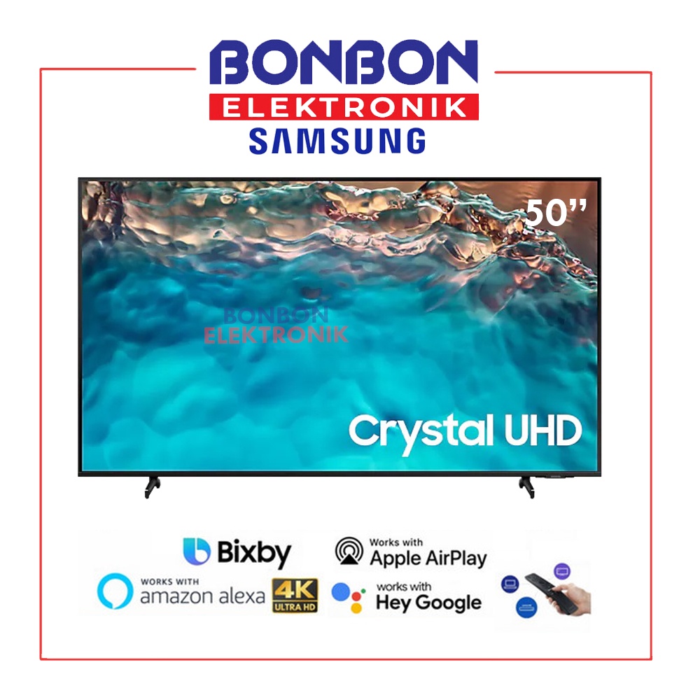 Samsung LED Smart TV 50 Inch 50BU8000 Crystal UHD 4K / UA50BU8000KXXD