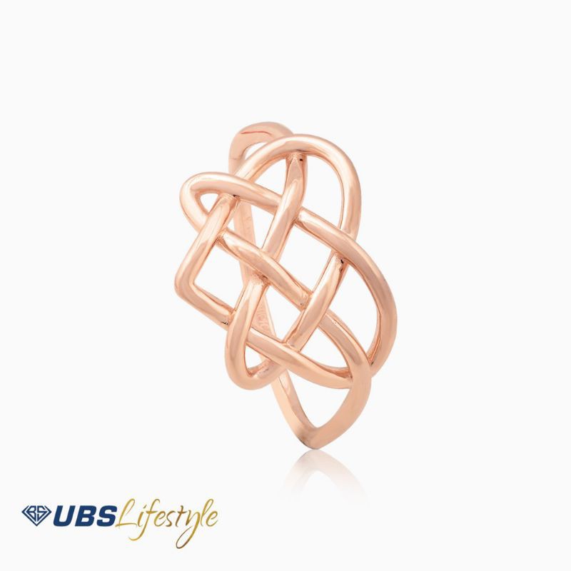 CINCIN EMAS UBS IKATAN CINTA - 8K ROSE GOLD - CC70532