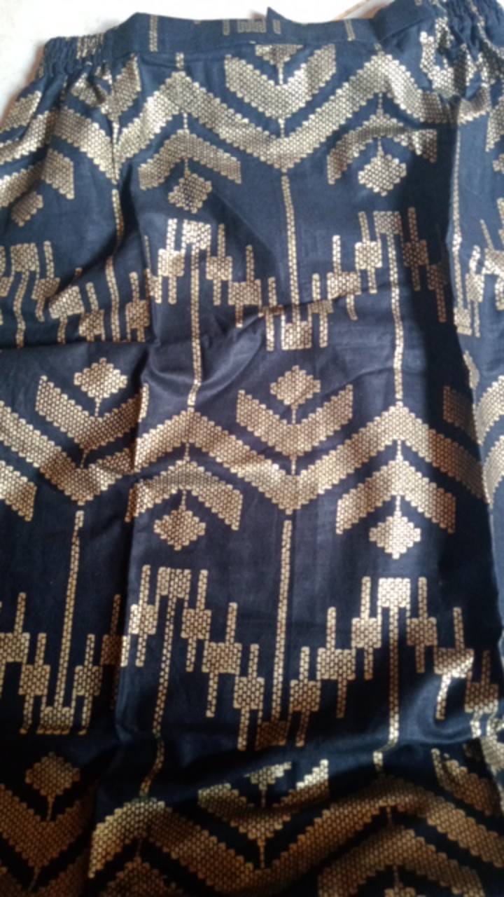 Set Batik Couple Adara Black (kemeja Batik, Rok Batik, Kebaya Adara Black)