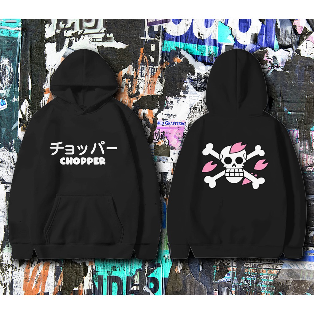 jaket hoodie CHOPPER LOGO L-XL jaket anime hoodie anime jaket ONE PIECE HOODIE ONE PIECE
