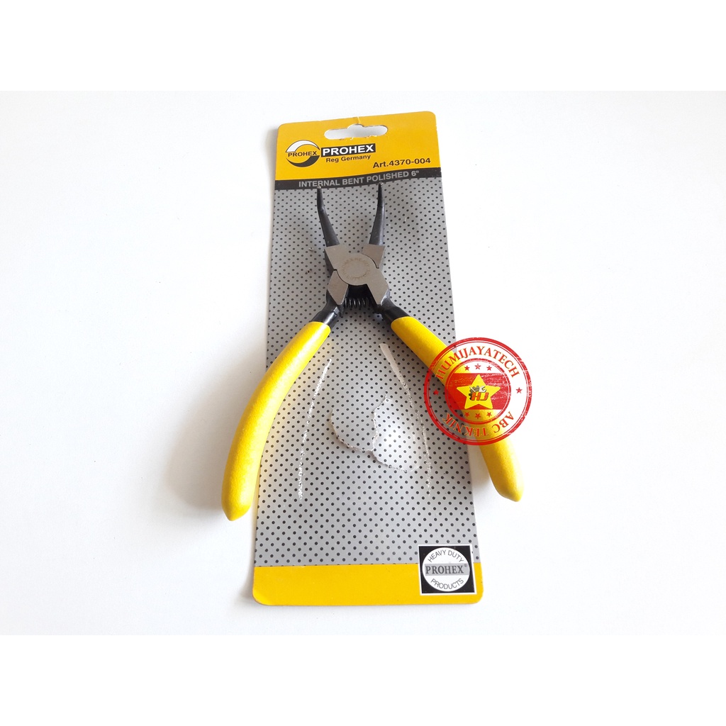 Tang Snap RIng Internal Bengkok 6" Prohex / Tang Snap Ring Bengkok Buka