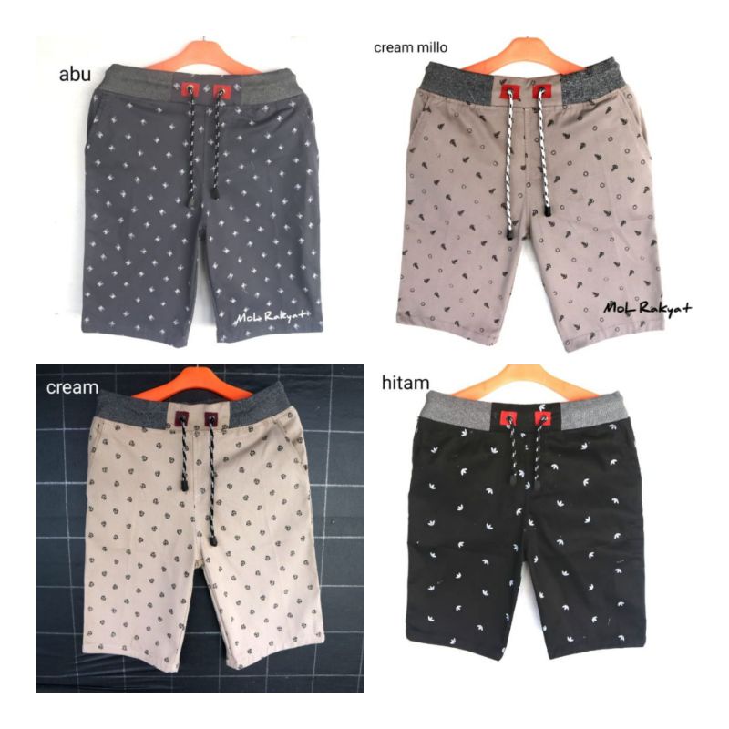 Celana Chinos pendek / Celana anak Trendy / Celana Pendek motif / chinos motif