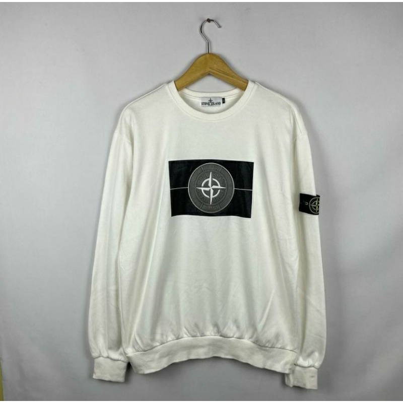 CREWNECK THRIFT STONE ISLAND