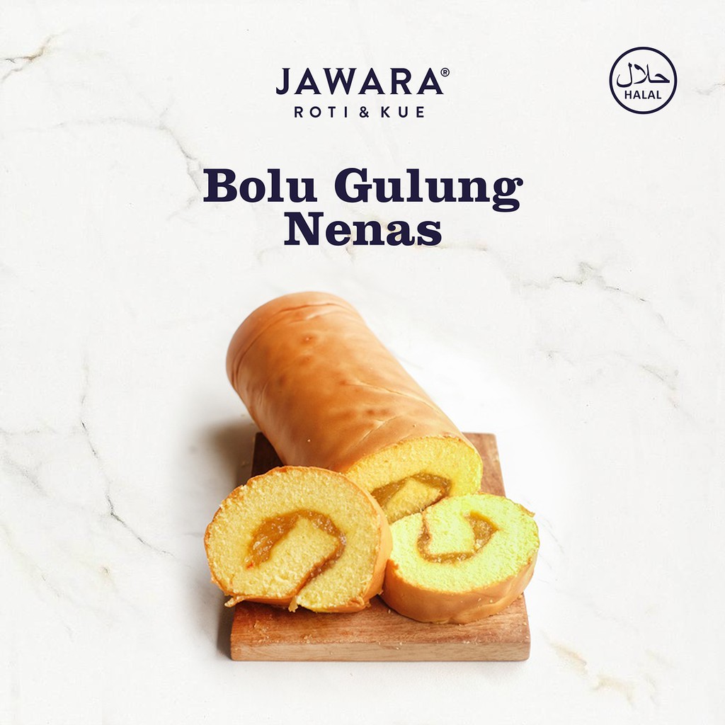 

Bolu Gulung Nenas | Jawara Roti & Kue | Bolu