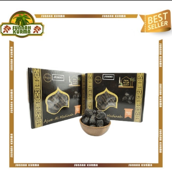 

KURMA AJWA MADINAH JUMBO 1KG