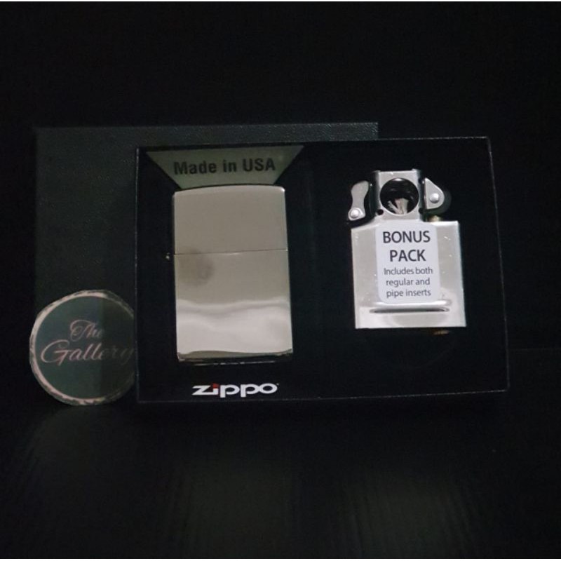 29789 ORIGINAL ZIPPO BLACK ICE PLUS PIPE INSERT SET PAKET