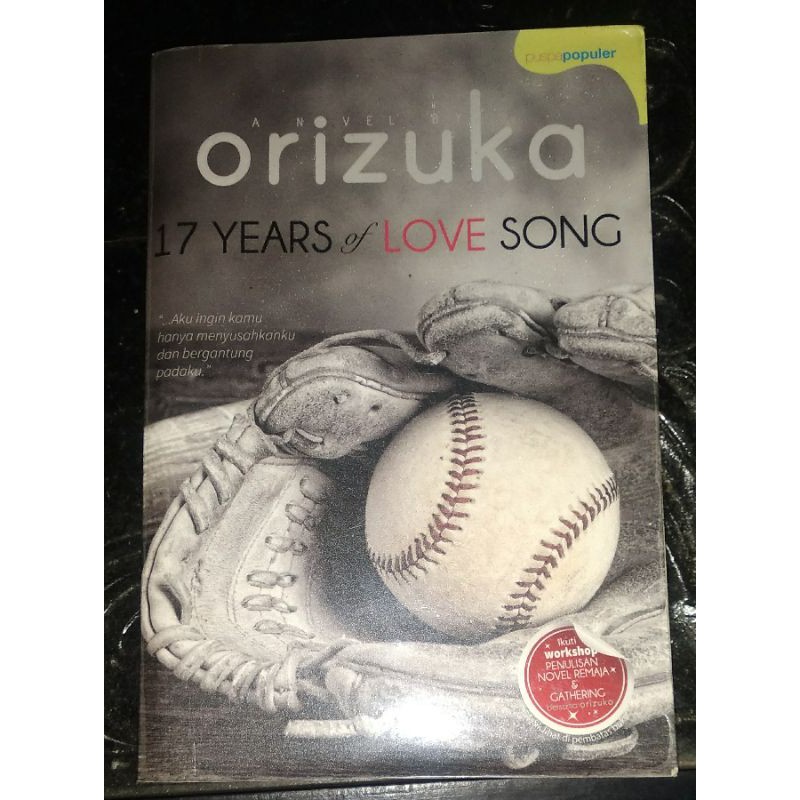 Novel 17 YEARS OF LOVE SONG (BEKAS)
