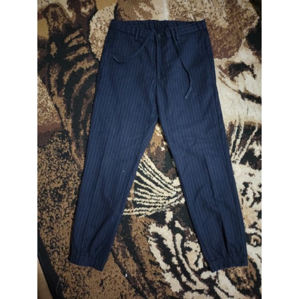 Celana Jogger Uniqlo Pria Original Navy
