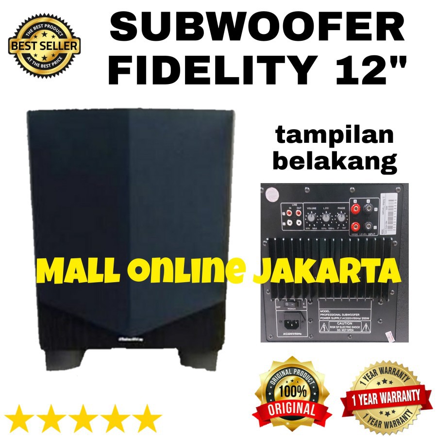 subwoofer aktif fidelity 12 inch fdt 128sw mk II aktiv 12 inc fdt128sw