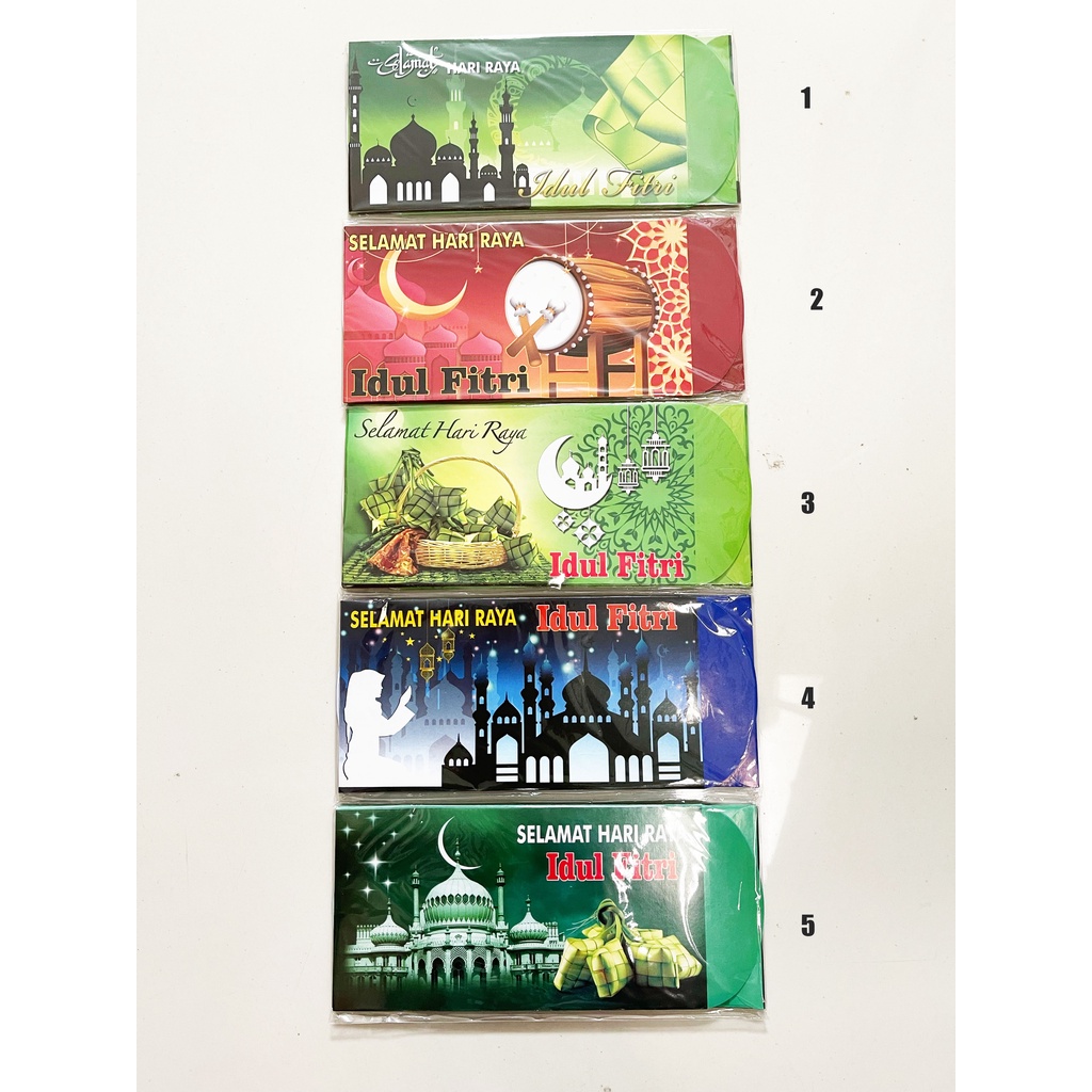 amplop lebaran / angpao lebaran idul fitri ukuran besar isi 10 pcs