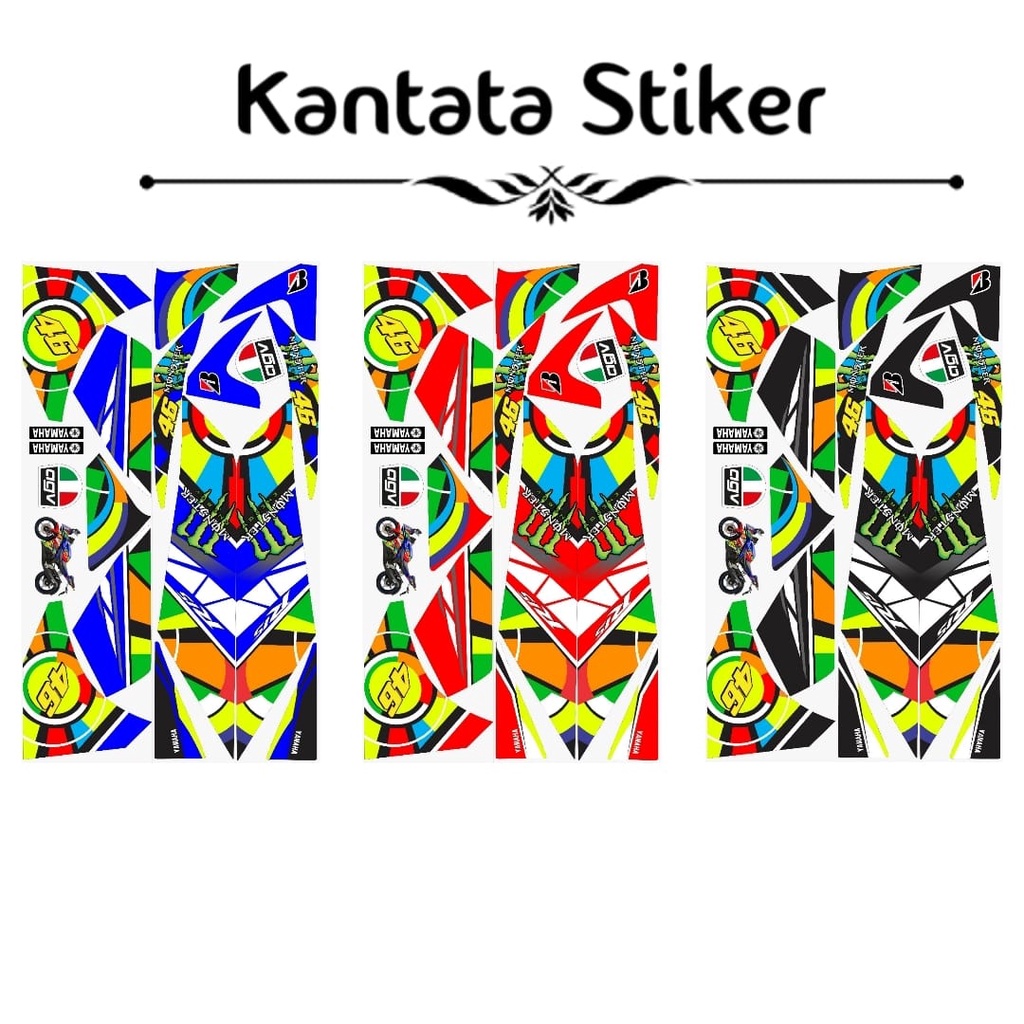 stiker striping motor Yamaha R15 v2 monster