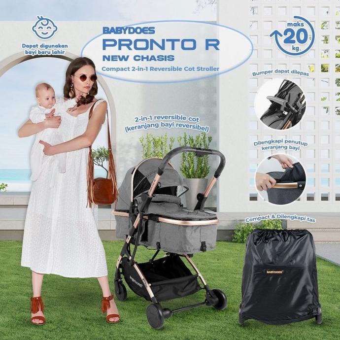 (Baby Club Itc Bsd) Stroller BabyDoes Pronto R
