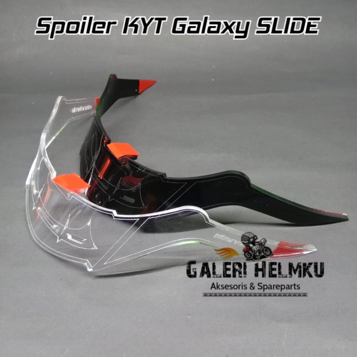 Spoiler Helm KYT Galaxy Slide Aksesoris Helm Half Face