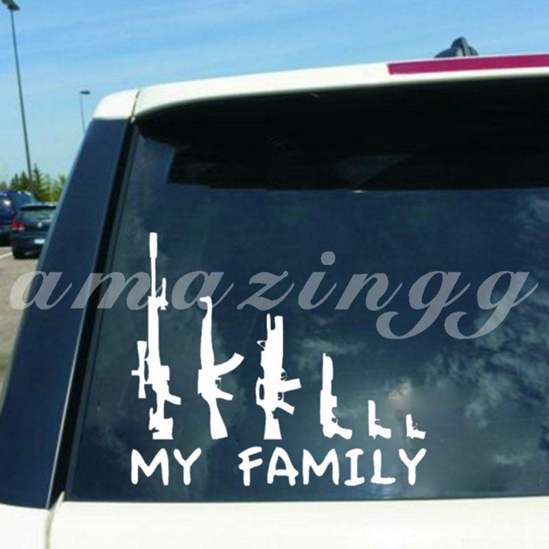 Stiker Decal Mobil Motif Tulisan My Family Togealized Shopee