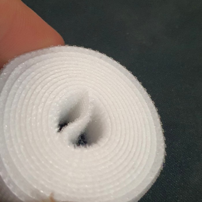 FLOVEME 1 Meter putih Pengikat kabel cable manajemen perapih