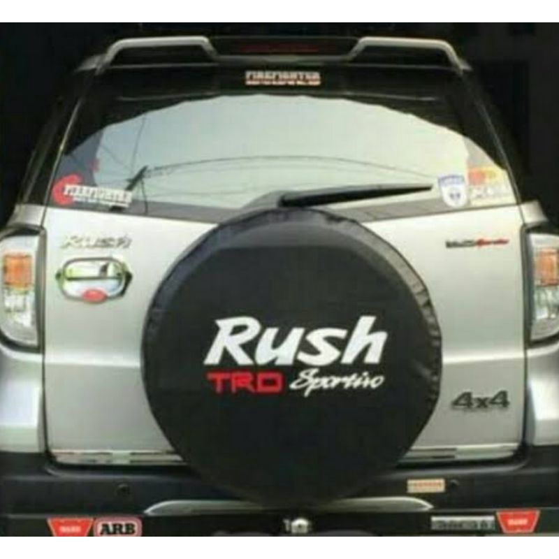 Sarung tutup ban serep cover ban toyota rush TRD Sportivo