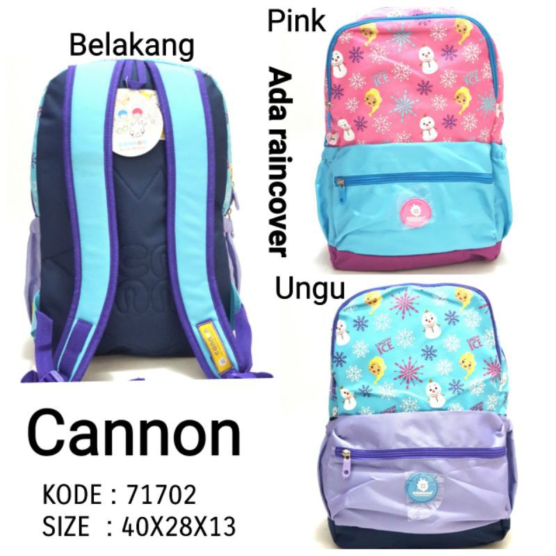 TAS RANSEL ANAK SEKOLAH TERBARU CANNON 71702 Ada raincover