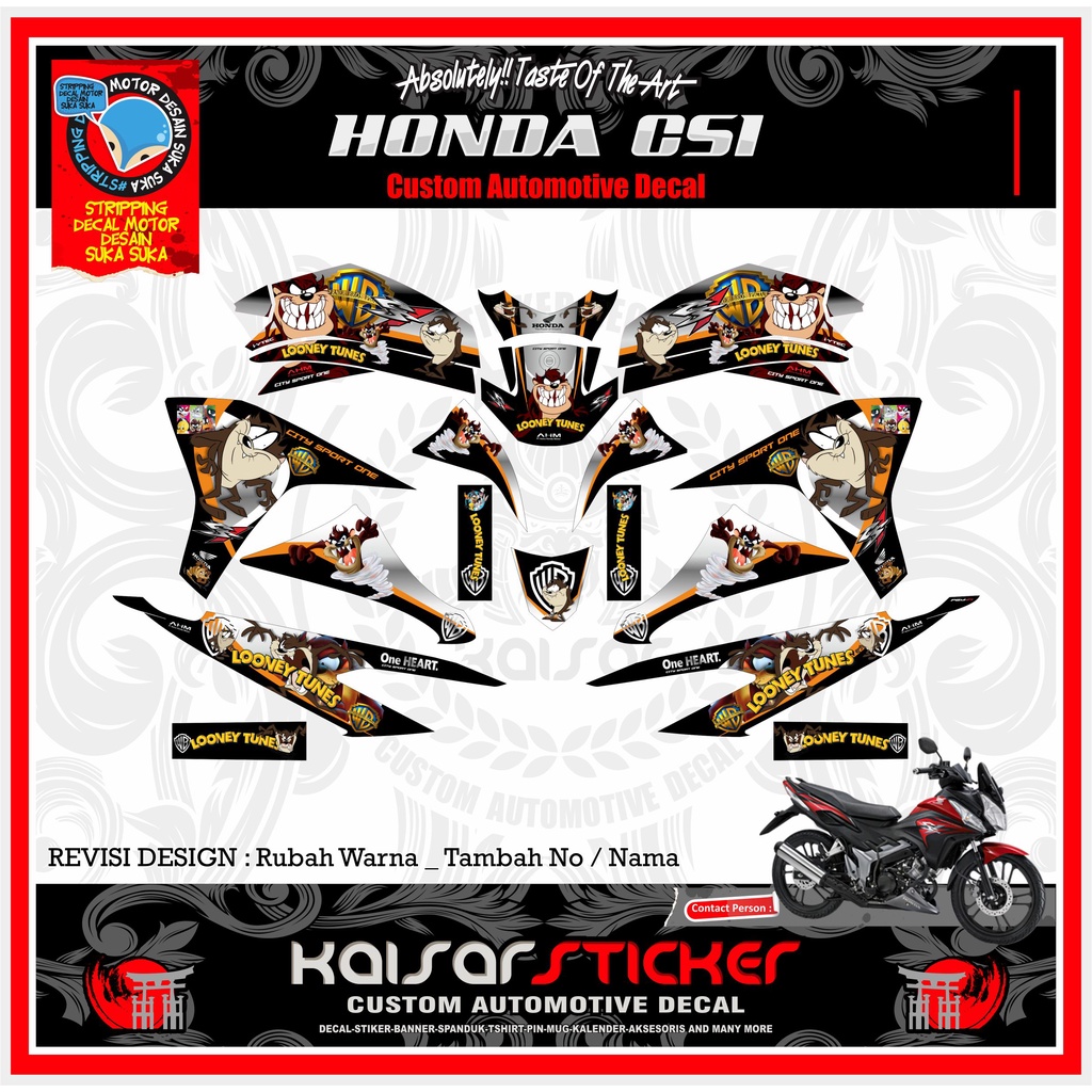 STICKER DECAL CS1 ANIME LOONEY TUNES