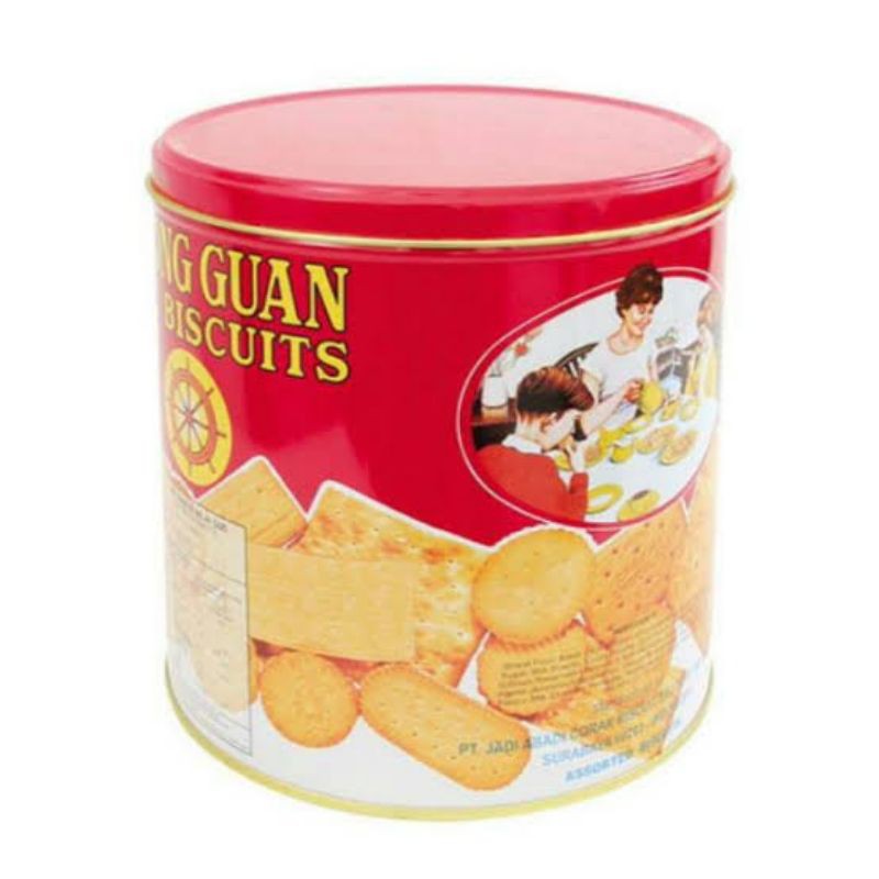 

Khong guan biscuits merah mini kaleng 650 gram lebaran