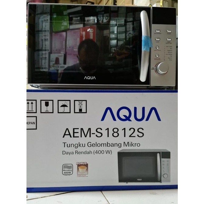 &gt;&lt;&gt;&lt;&gt;&lt;] AQUA AEM-S1812S Microwave Oven Low Watt